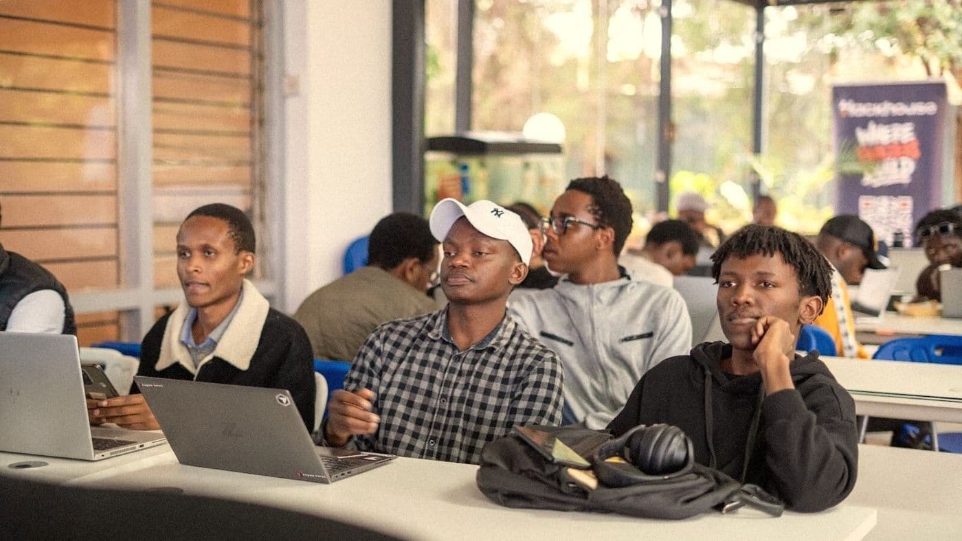 Founders in a program session at Hackhouse Africa, Nairobi